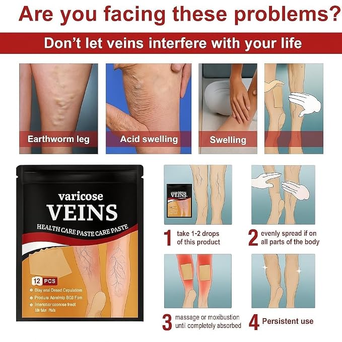 Varicose Veins Relief Patches (Pack of 20)