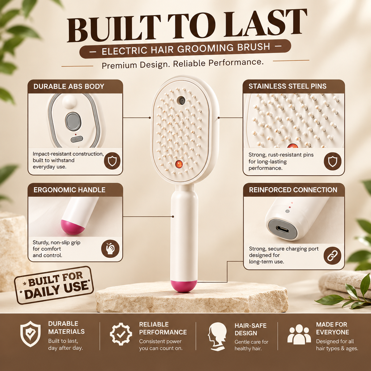 Electric Spray Air Cushion Massage Comb